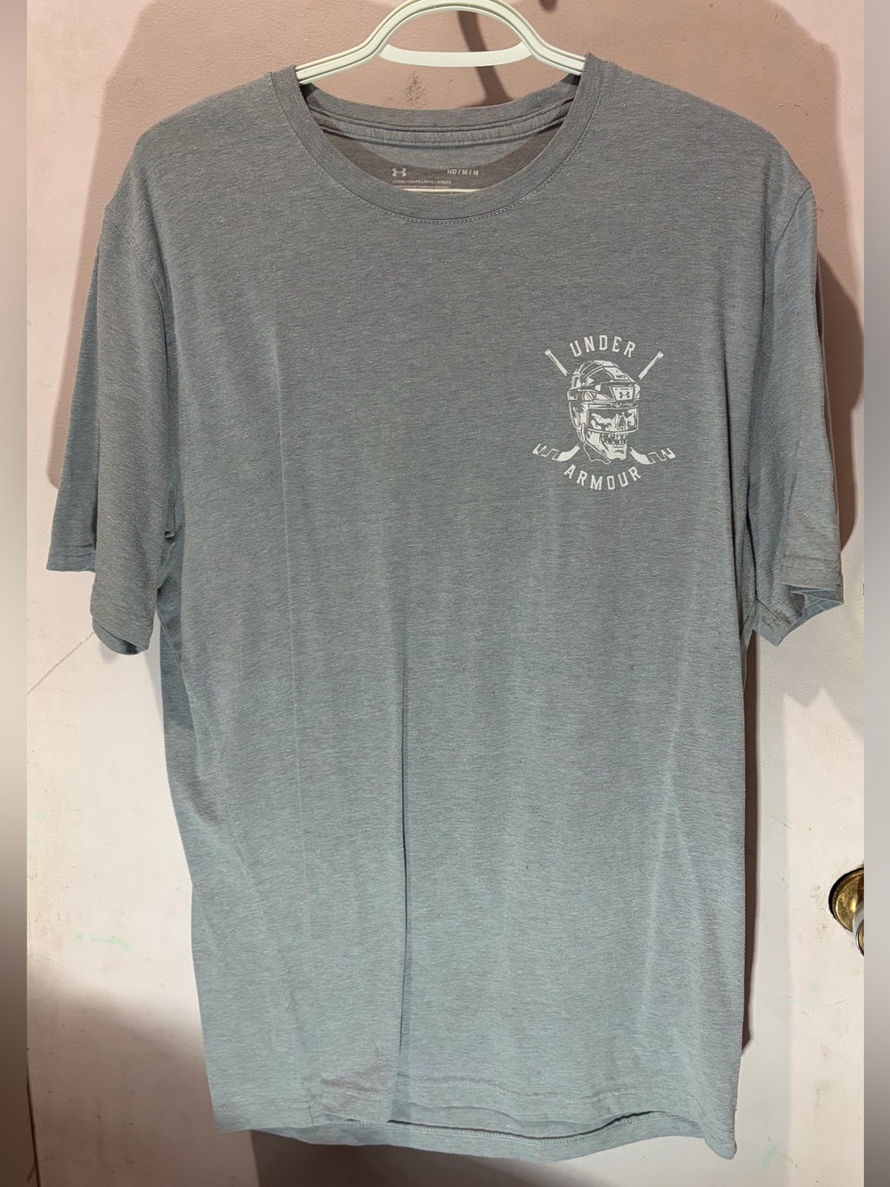 Under Armour Men’s Heather Gray Graphic Short-Sleeve Tee